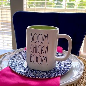 Rae Dunn Boom Chicka Boom mug